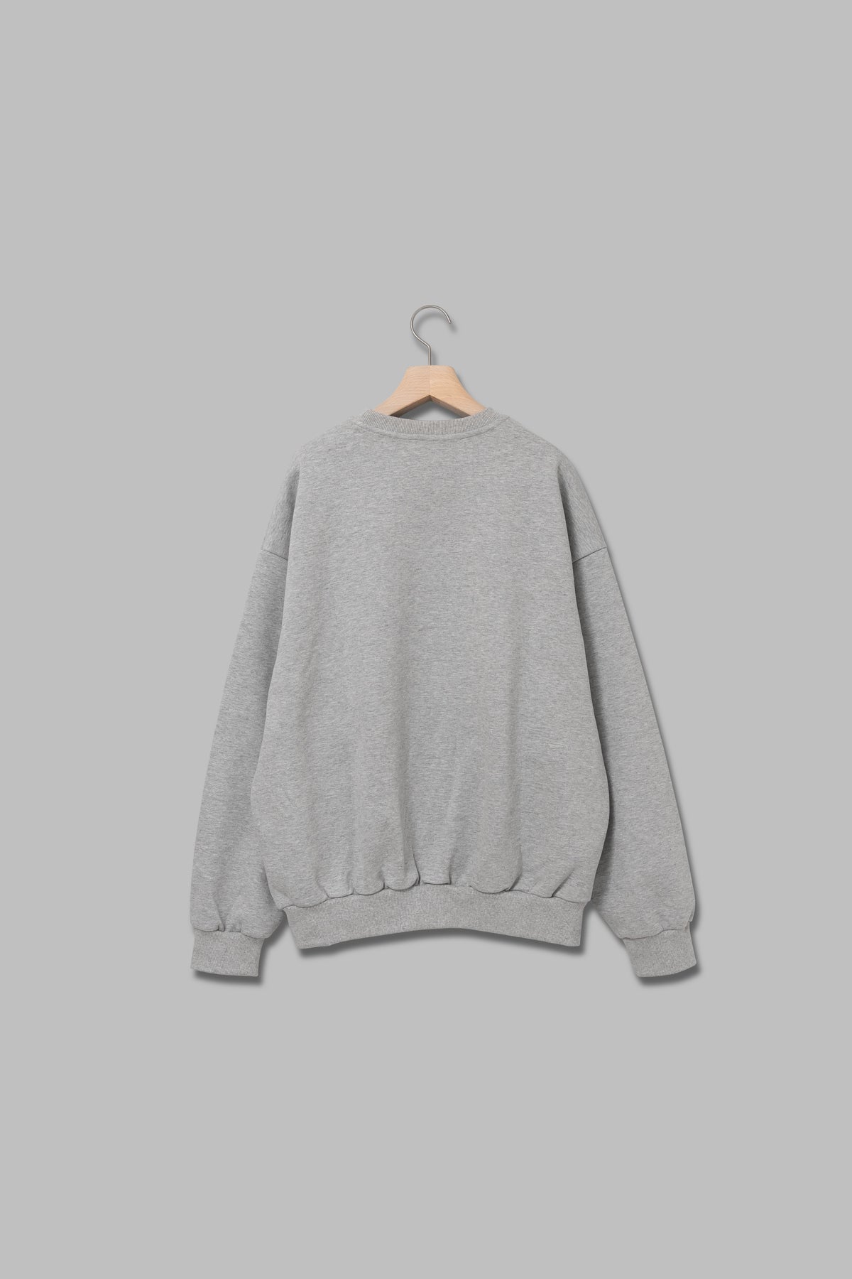 スムースリブラインスウェットライクプルオーバー