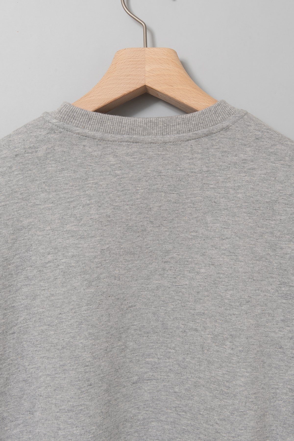 スムースリブラインスウェットライクプルオーバー