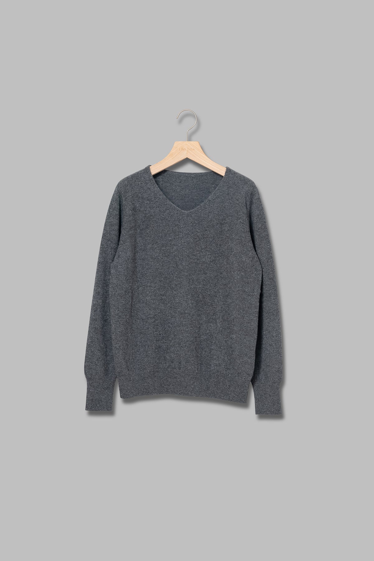ソフトVネックカシミヤニット
