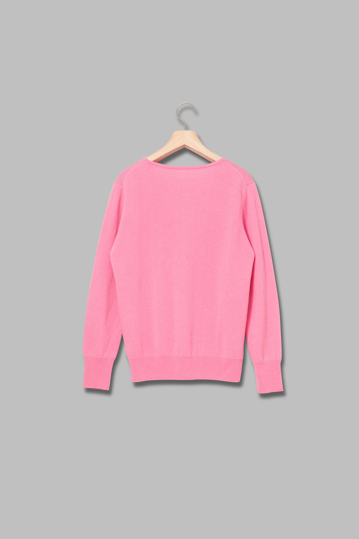 ソフトVネックカシミヤニット