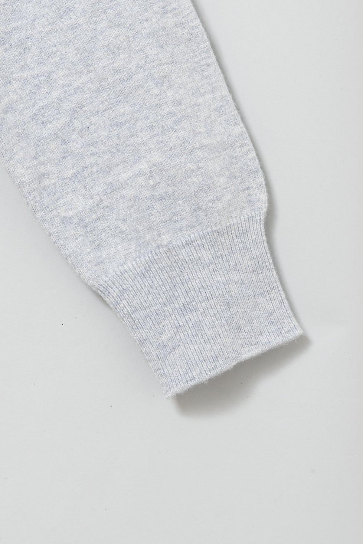 レイヤードカラーウール混ニット