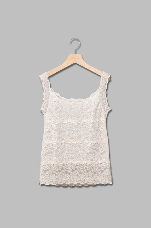 ストレッチレース2WAYキャミソール