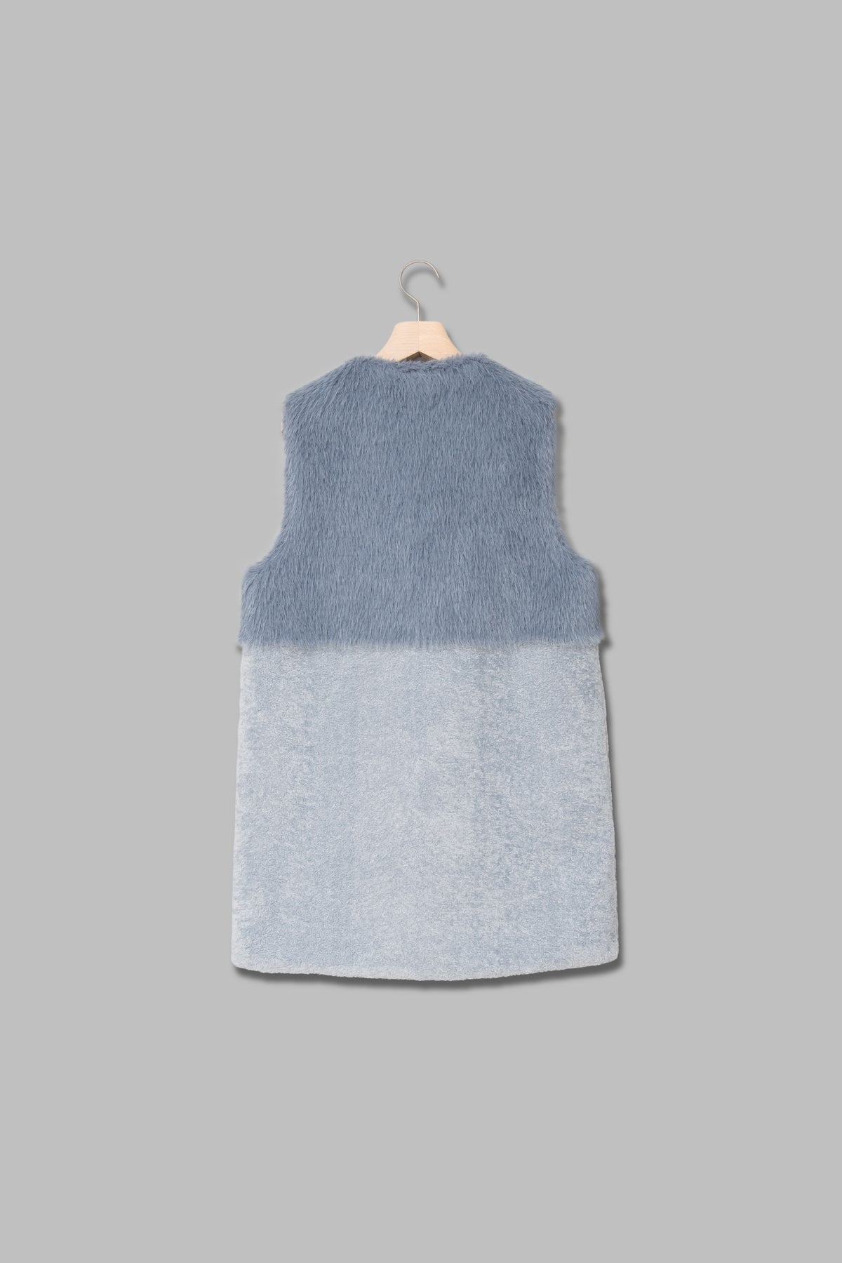 フェイクファー×ボアコンビネーションジレ