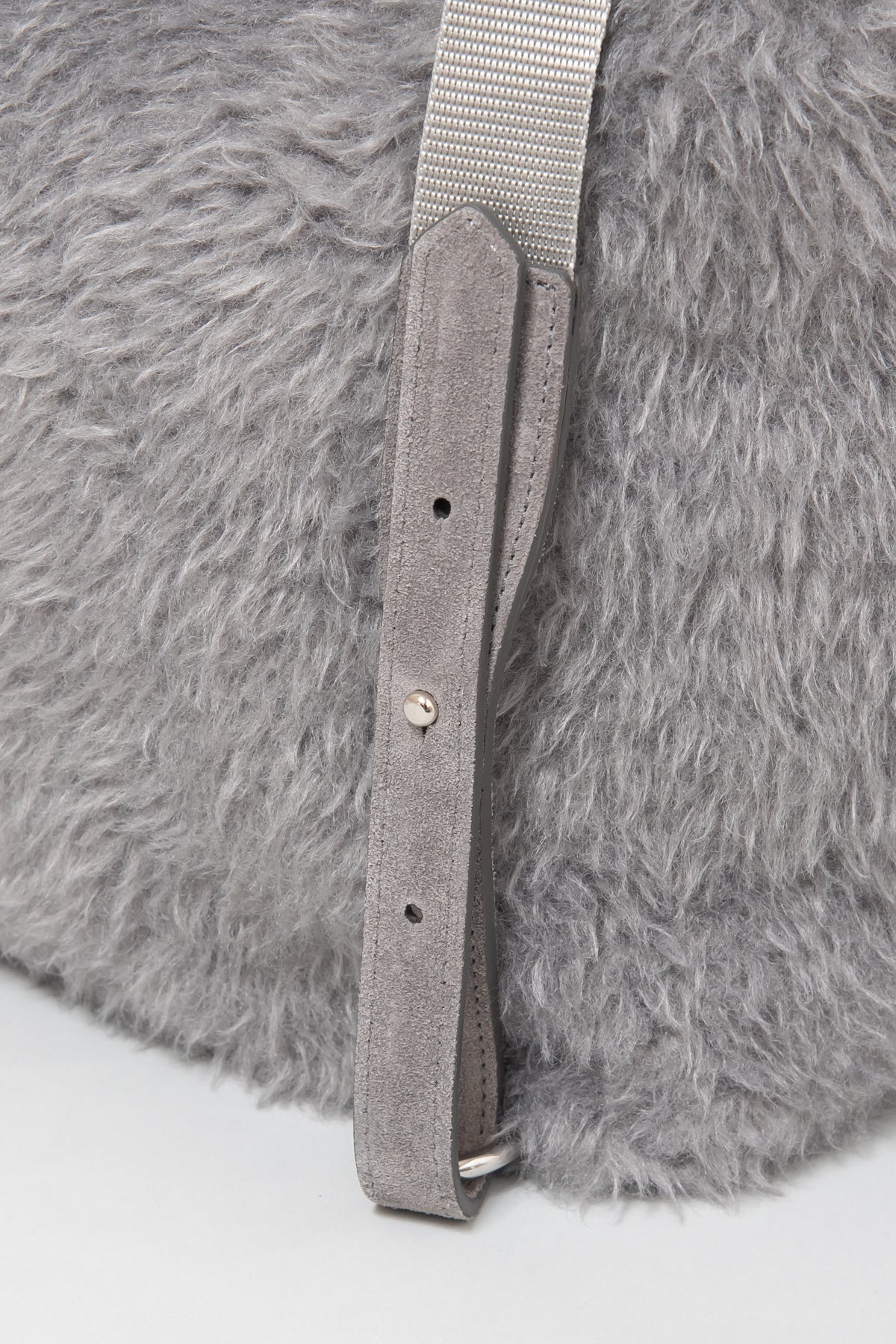 Caterina Bertini 2WAYボア×レザートートバッグ