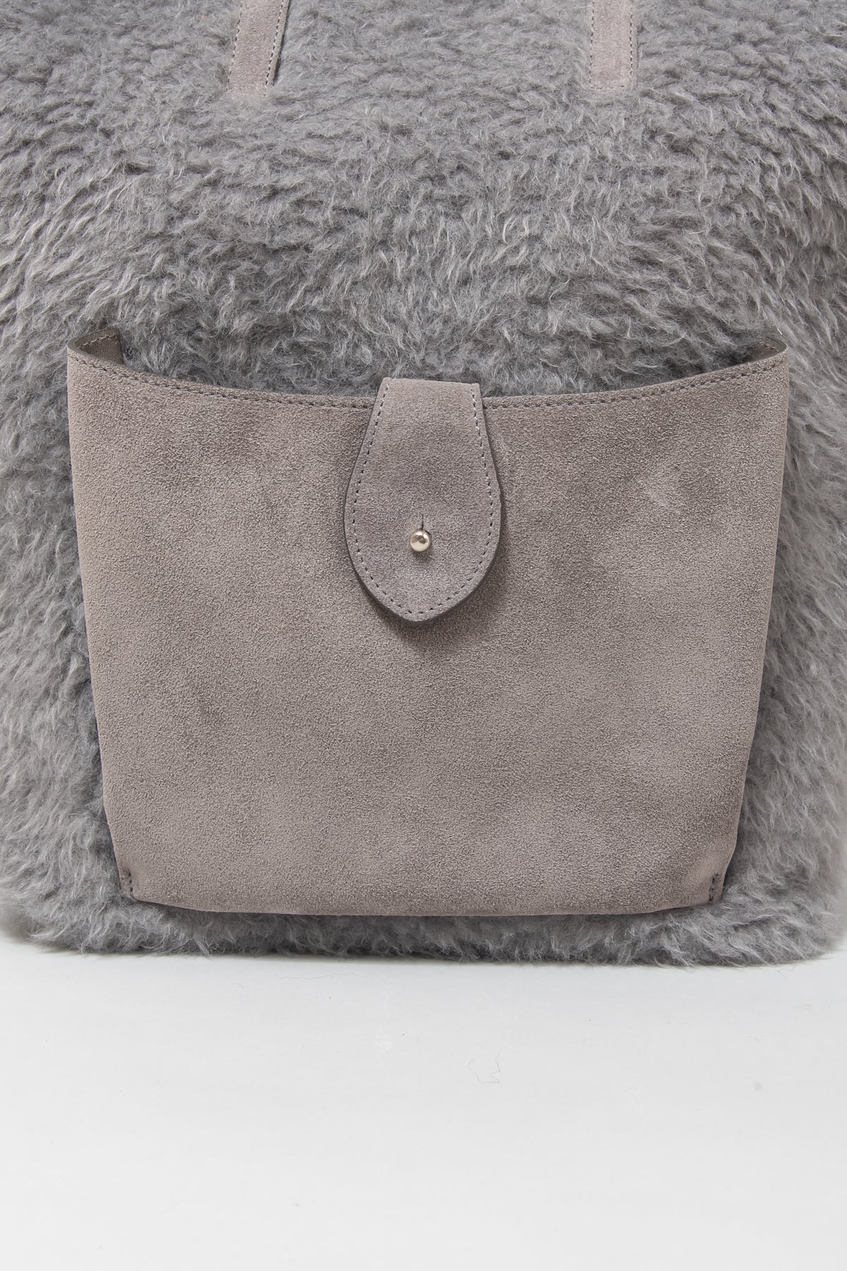 Caterina Bertini 2WAYボア×レザートートバッグ