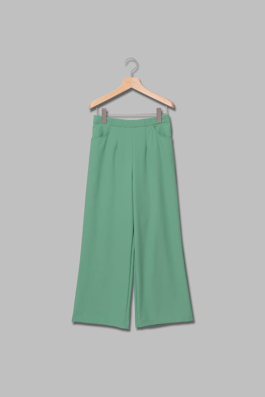 エステルストレッチセミワイドパンツ