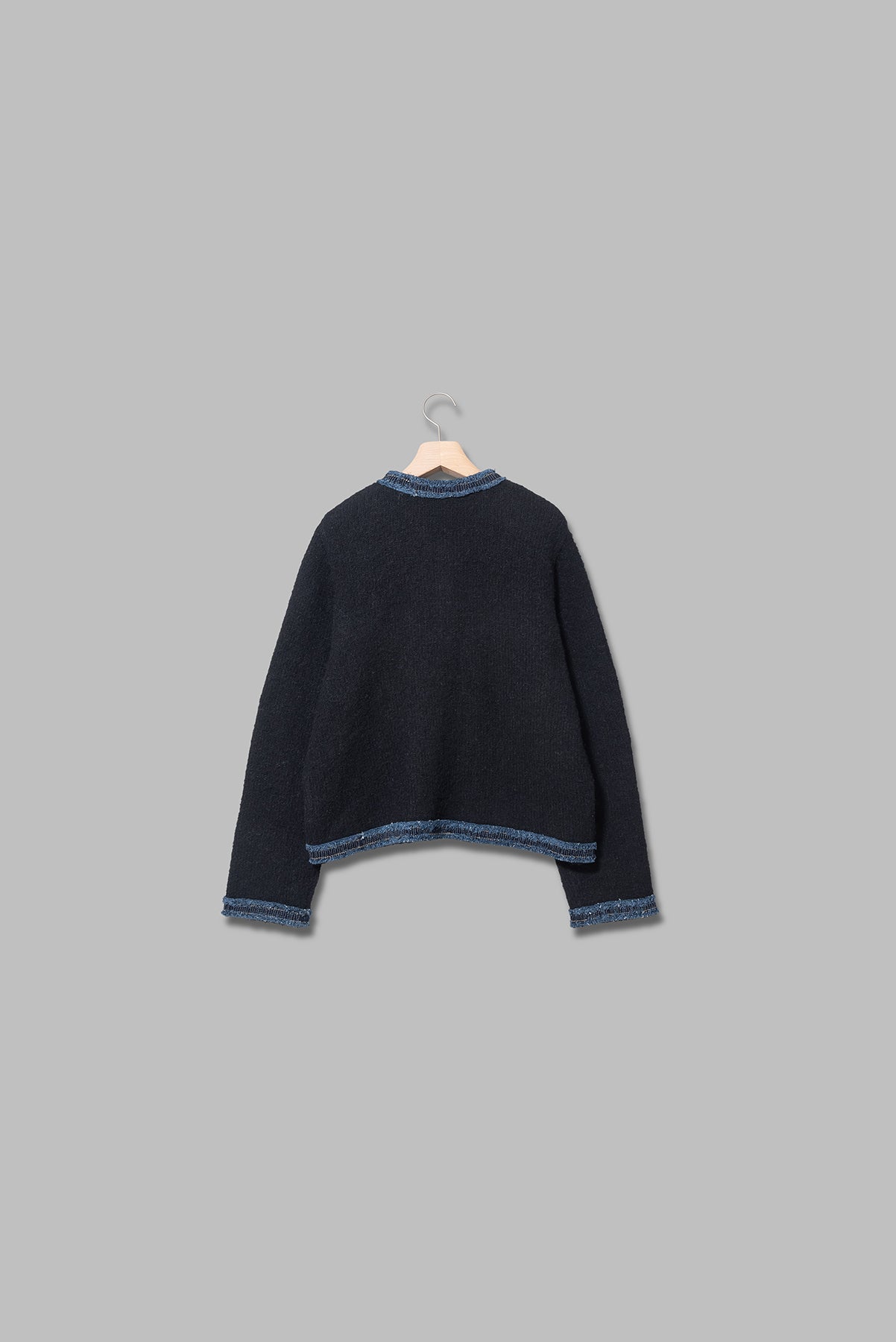 デニムフリンジトリミングニットジャケット – LiSA LiSA ONLINE SHOP