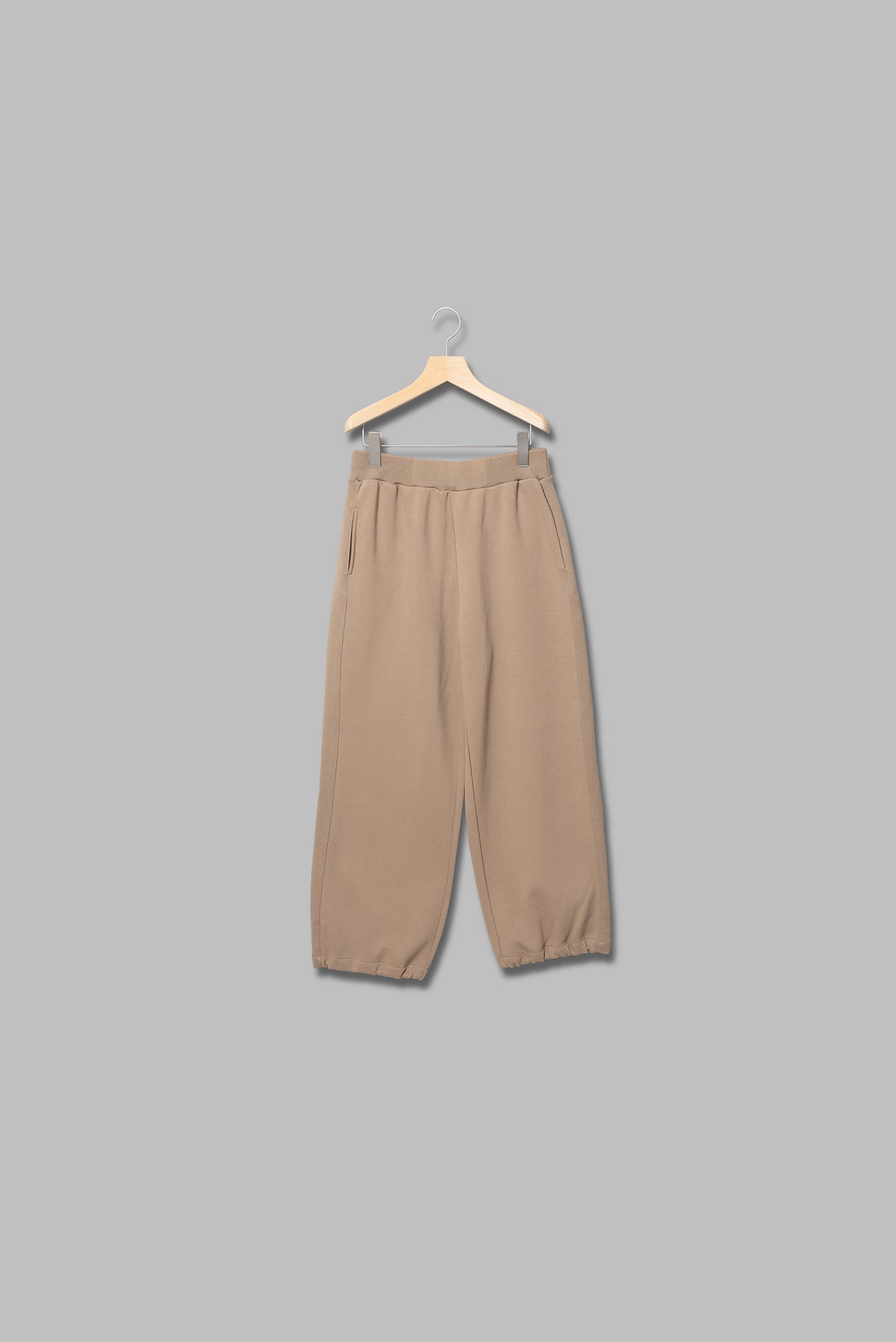 ニットラインドロストワイドパンツ